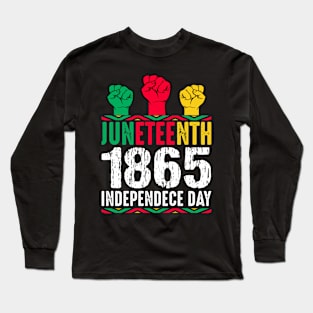 Celebrate Juneteenth 1865 Independece Day Long Sleeve T-Shirt